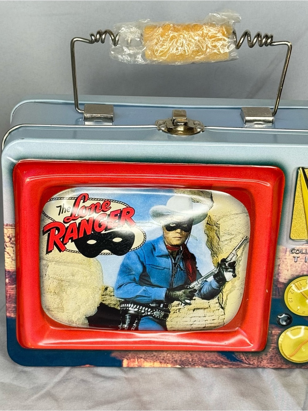 Vandor Retro TV Lunch Box Tins Lot Happy Days & Lone Ranger Vintage Totes W/COA